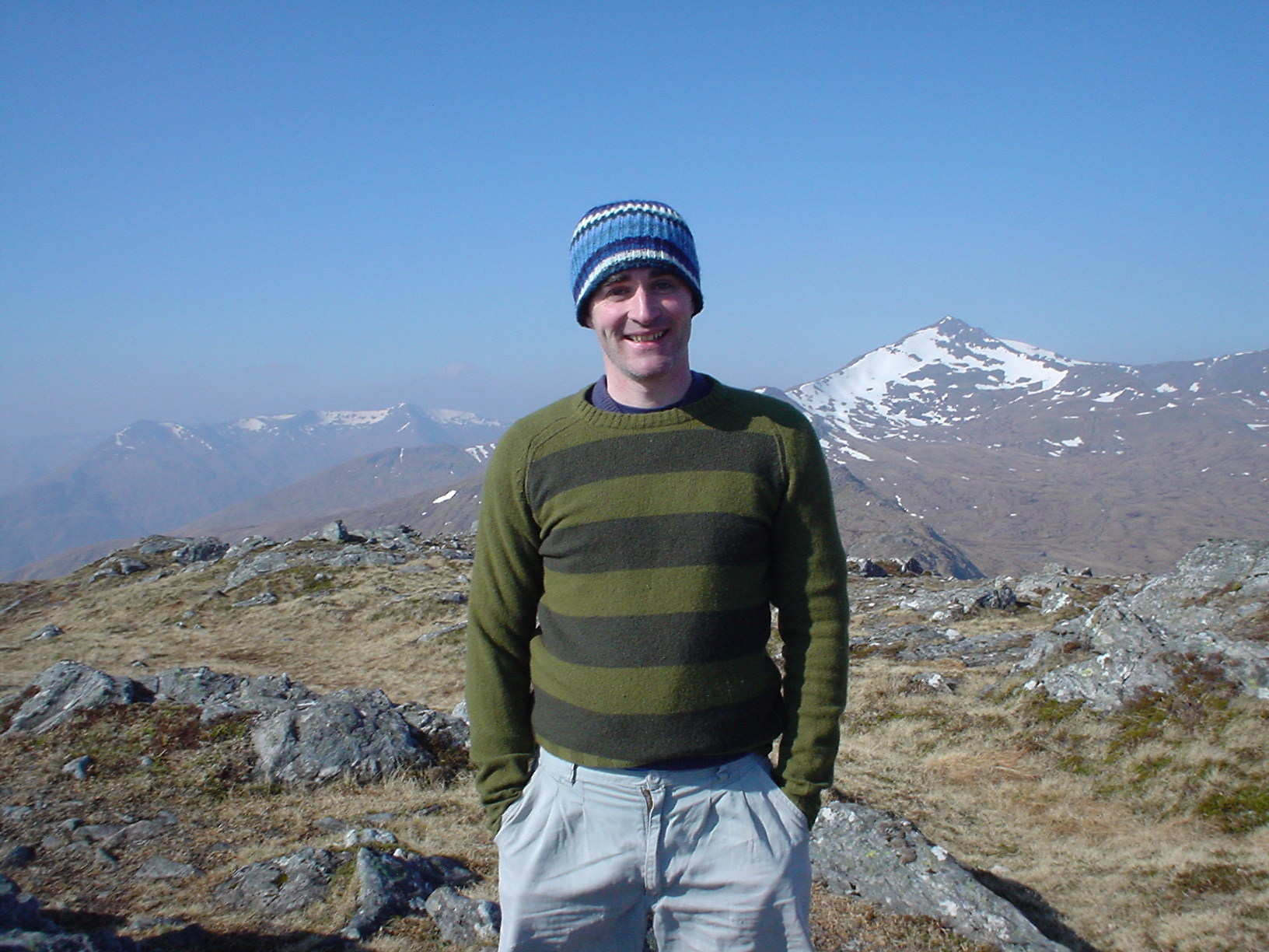 One ay the Geldy boys on the Glen Affric